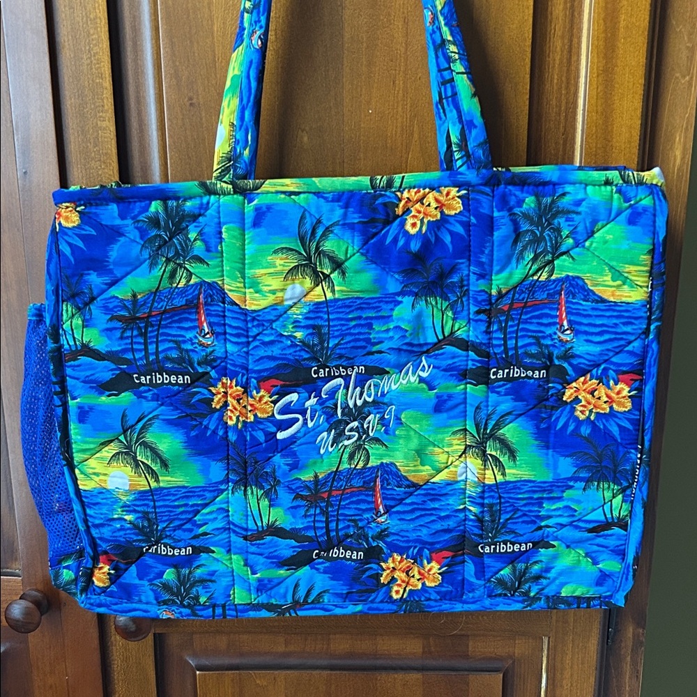 St. Thomas Caribbean Blue Tote Bag